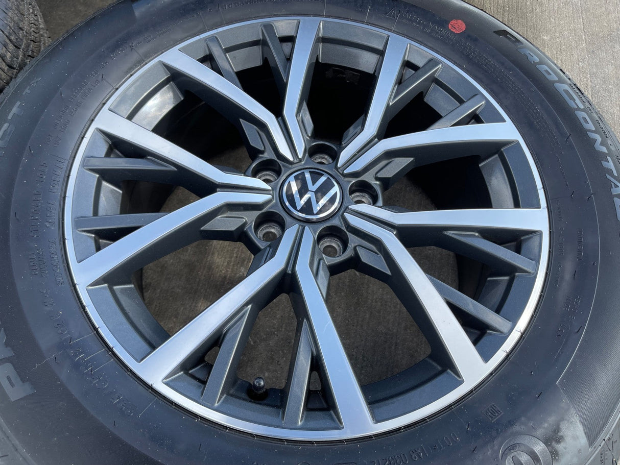 17" VW Tiguan OEM 70037 wheels rims tires 2020 2021 2022 2023 2024 2025 2026 Texas Truck Tire