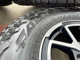 17" Jeep Wrangler Rubicon OEM 95730 9327 wheels rims Gladiator FALKEN A/T 33" Texas Truck Tire