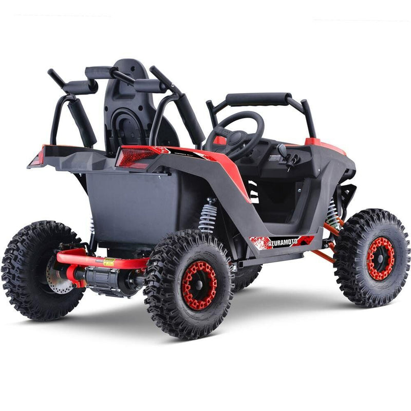 MotoTec Raider Children's UTV 48v 1200w Full Suspension Crimson