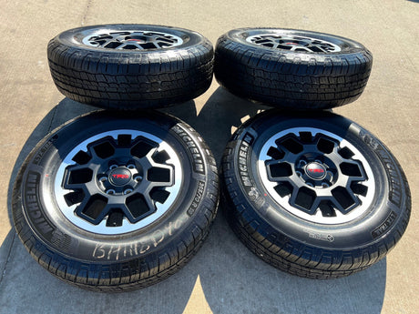 18" Toyota Tacoma 4Runner TRD OEM 94199 wheels rims 2024 2025 2026 NEW MICHELIN Texas Truck Tire