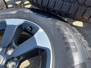 18" Dodge Ram 1500 Rebel Black OEM wheels rims 2671 tires 2024 2025 2026 NEW Texas Truck Tire