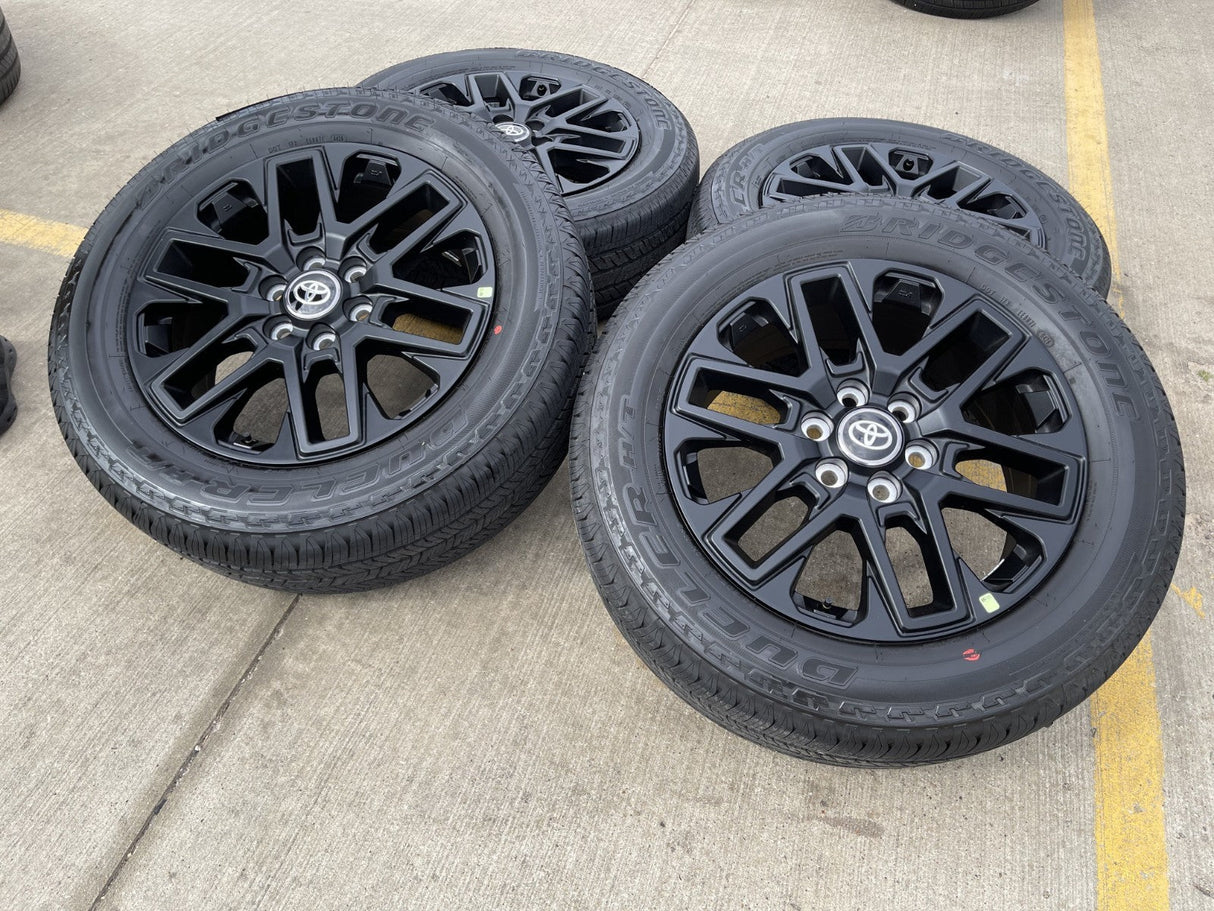 20" Toyota Tundra TRD OEM wheels rims TSS 75276 95295 Sequoia 2024 2025 2026 NEW Texas Truck Tire