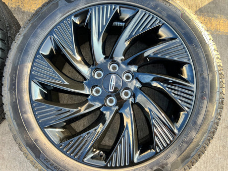 22" Lincoln Navigator OEM 10665 rims wheels BLACK LABEL 2025 2026 MICHELIN NEW Texas Truck Tire
