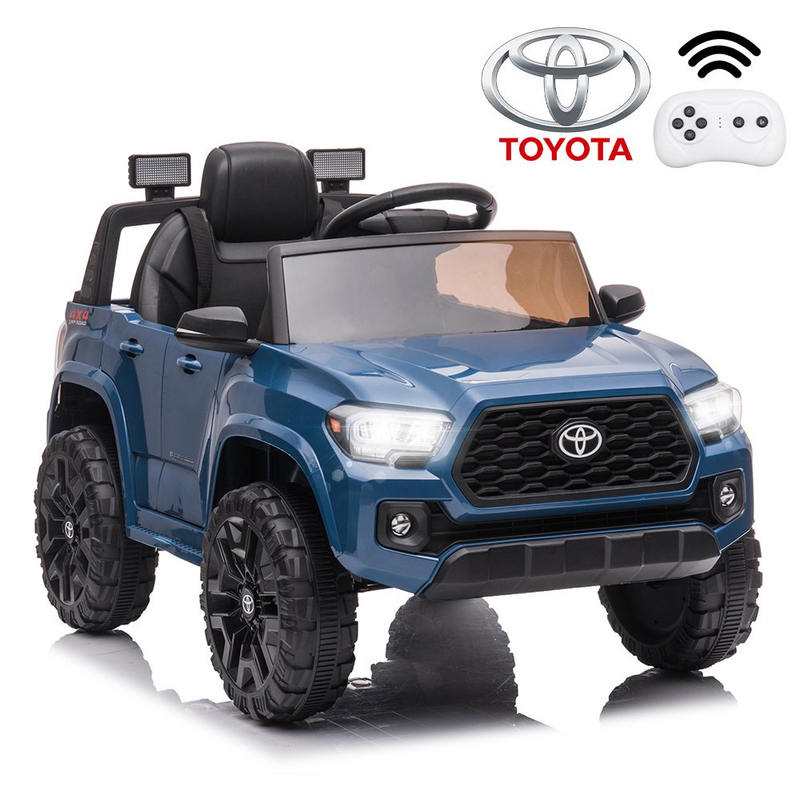 12V Powered Ride on Toy Cars for Boys - Toyota Tacoma Style with Remote Control