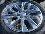 20" Chevy Tahoe Silverado LTZ 5920 OEM wheels rims Yukon HANKOOK A/T2 NEW Texas Truck Tire