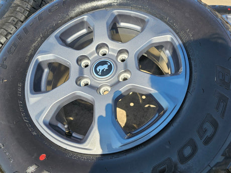 17" Ford Bronco Big Bend wheels rims 10384 OEM Ranger 2024 2025 2026 NEW BFG Texas Truck Tire