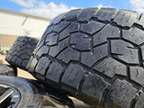 20x10 FUEL Contra D615 Ford F-250 F-350 rims wheels 8x170 -18 TOYO 35" Texas Truck Tire