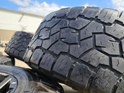 20x10 FUEL Contra D615 Ford F-250 F-350 rims wheels 8x170 -18 TOYO 35" Texas Truck Tire
