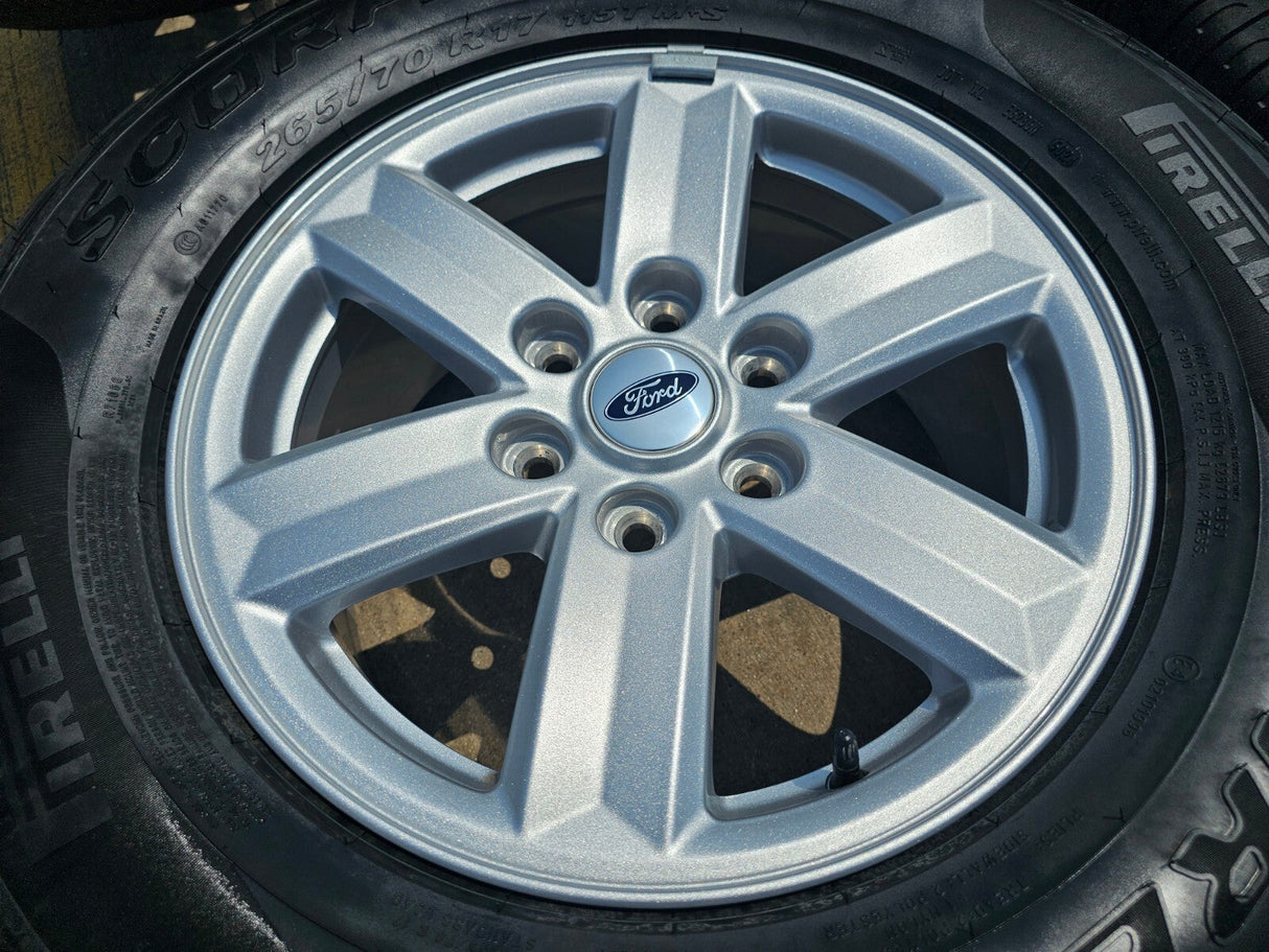 17" Ford F-150 Expedition OEM rims wheels 10339 tires 2024 2025 NEW PIRELLI A/T Texas Truck Tire