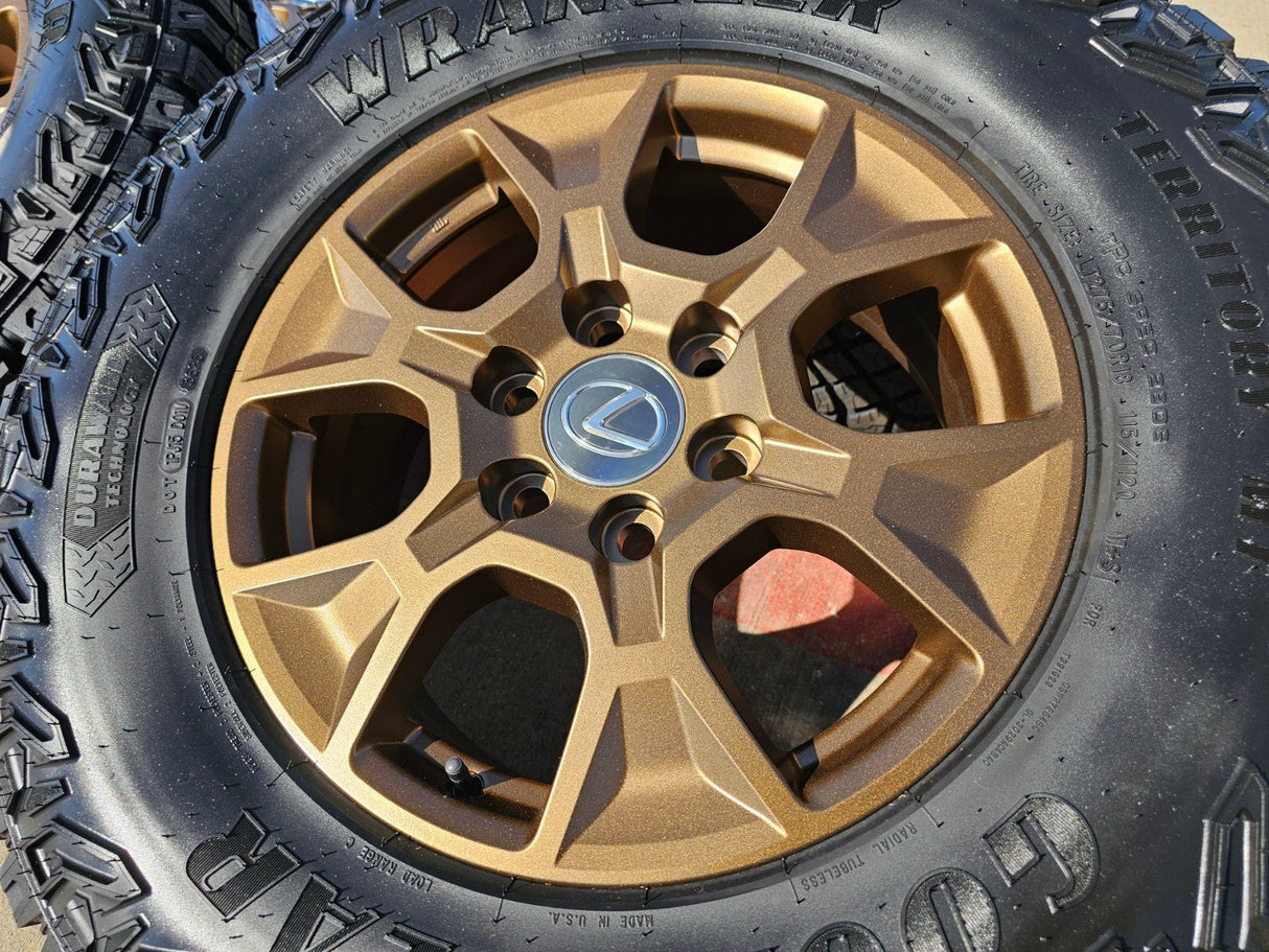 18" Lexus GX550 OEM wheels rims BRONZE Toyota Land Cruiser Tundra Sequoia NEW Texas Truck Tire