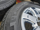 18" Ford F-150 OEM rims wheels 3915 CHROME Expedition MICHELIN NEW Texas Truck Tire