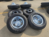 17" Dodge Ram 3500 Dually Laramie 8x200 wheels rims 2703 2704 OEM 2024 2025 NEW Texas Truck Tire