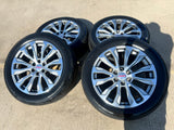 22" GMC Yukon Sierra DENALI OEM wheels rims 14025 97000 tires BRIDGESTONE Texas Truck Tire