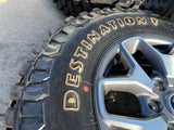 17" Ford Bronco wheels rims SASQUATCH 95229 10387 Ranger NEW FIRESTONE M/T Texas Truck Tire