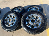 18" Ford F-250 F-350 OEM TREMOR rims wheels 10482 tires 35" DURATRAC R/T Texas Truck Tire