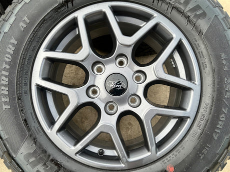 17" Ford Ranger OEM rims wheels tires Bronco N1WZ1007V 2023 2024 2025 2026 NEW Texas Truck Tire