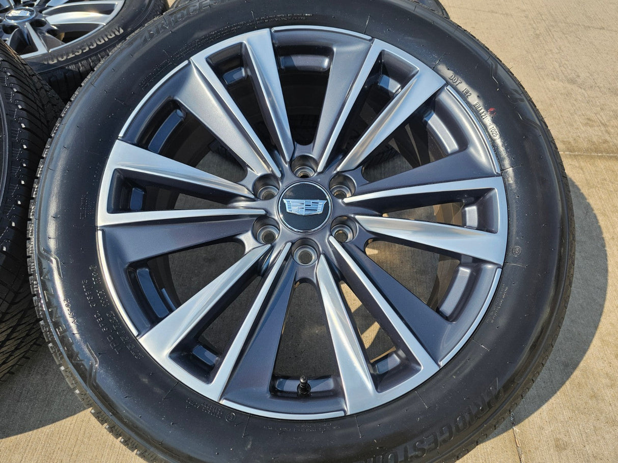 22" Cadillac Escalade Platinum OEM wheels rims tires 2024 2025 2026 NEW Texas Truck Tire