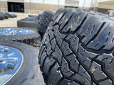 20" Dodge Ram 1500 OEM Laramie CHROME 2679 wheels rims tires GOODYEAR A/T Texas Truck Tire