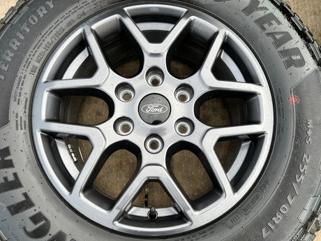 17" Ford Ranger OEM rims wheels tires Bronco N1WZ1007V 2023 2024 2025 2026 NEW Texas Truck Tire