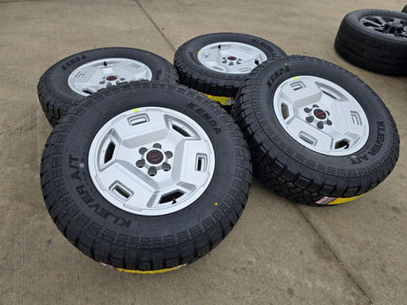 17" Nissan Frontier OEM Retro Hardbody Edition 62783 wheels rims 2025 NEW A/T2 Texas Truck Tire