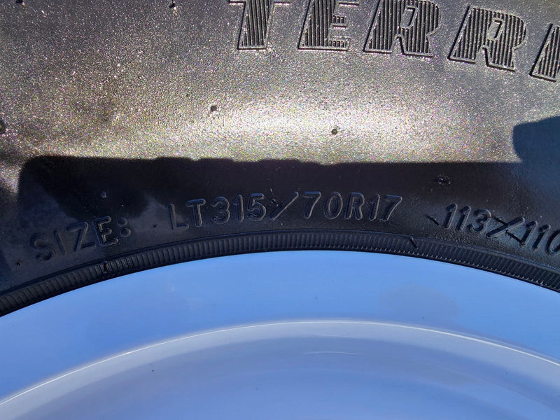17" Ford Bronco HERITAGE Stroppe Edition 10463 OEM wheels rims white 2026 NEW Texas Truck Tire