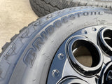 20" Ford F-250 F-350 OEM black Lariat wheels rims 10299 10484 tires NICE SET Texas Truck Tire