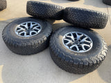 17" Ford F-150 Raptor Bronco OEM rims wheels 10461 tires 37" BFG Texas Truck Tire