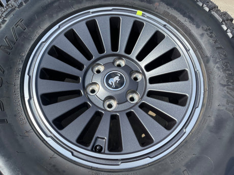 17" Ford Bronco HERITAGE Edition wheels rims 2024 2025 2026 tires 35" Texas Truck Tire
