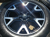 20" Jeep Grand Wagoneer Dodge Ram 1500 OEM black 9296 wheels rims 2025 2026 NEW Texas Truck Tire