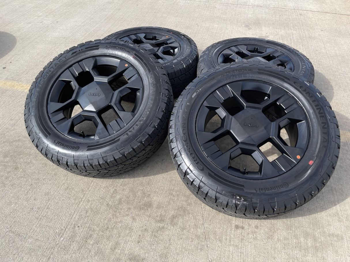 18" Kia Telluride X-PRO OEM wheels rims Sorento Sedona CONTINENTAL 2026 2027 NEW Texas Truck Tire