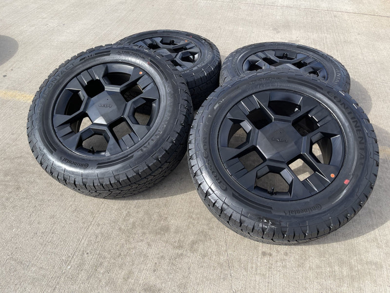 18" Kia Telluride X-PRO OEM wheels rims Sorento Sedona CONTINENTAL 2026 2027 NEW Texas Truck Tire