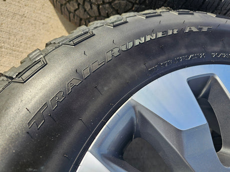 20" Chevy Silverado GMC Sierra AT4 2500 3500 OEM 5960 5947 wheels rims NEW Texas Truck Tire