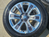 20" Dodge Ram 1500 OEM Laramie Long Horn wheels rims 2678 2682 TAN 2024 2025 NEW Texas Truck Tire