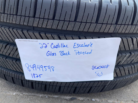 24" Cadillac Escalade PLATINUM OEM wheels rims V 2023 2024 2025 2026 2027 NEW Texas Truck Tire