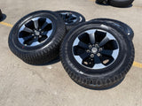 18" Dodge Ram 1500 Rebel Black OEM wheels rims 2671 tires 2024 2025 2026 NEW Texas Truck Tire