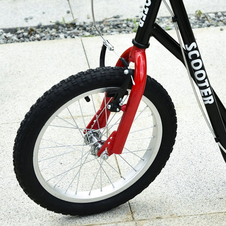 Adjustable Handlebar Kick Scooter for Youth and Teens Age 5 and Up