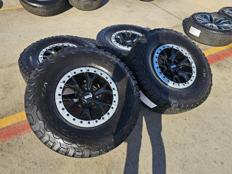 17" Ford F-150 Raptor R OEM Replica BEADLOCK 10460 rims wheels 35" tires BFG NEW Texas Truck Tire