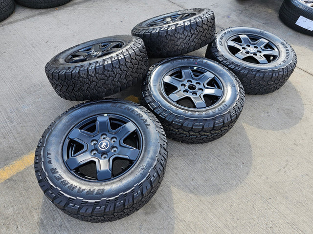 17" Ford Bronco wheels rims 95292 10383 SASQUATCH Ranger 2024 2025 GENERAL A/TX Texas Truck Tire