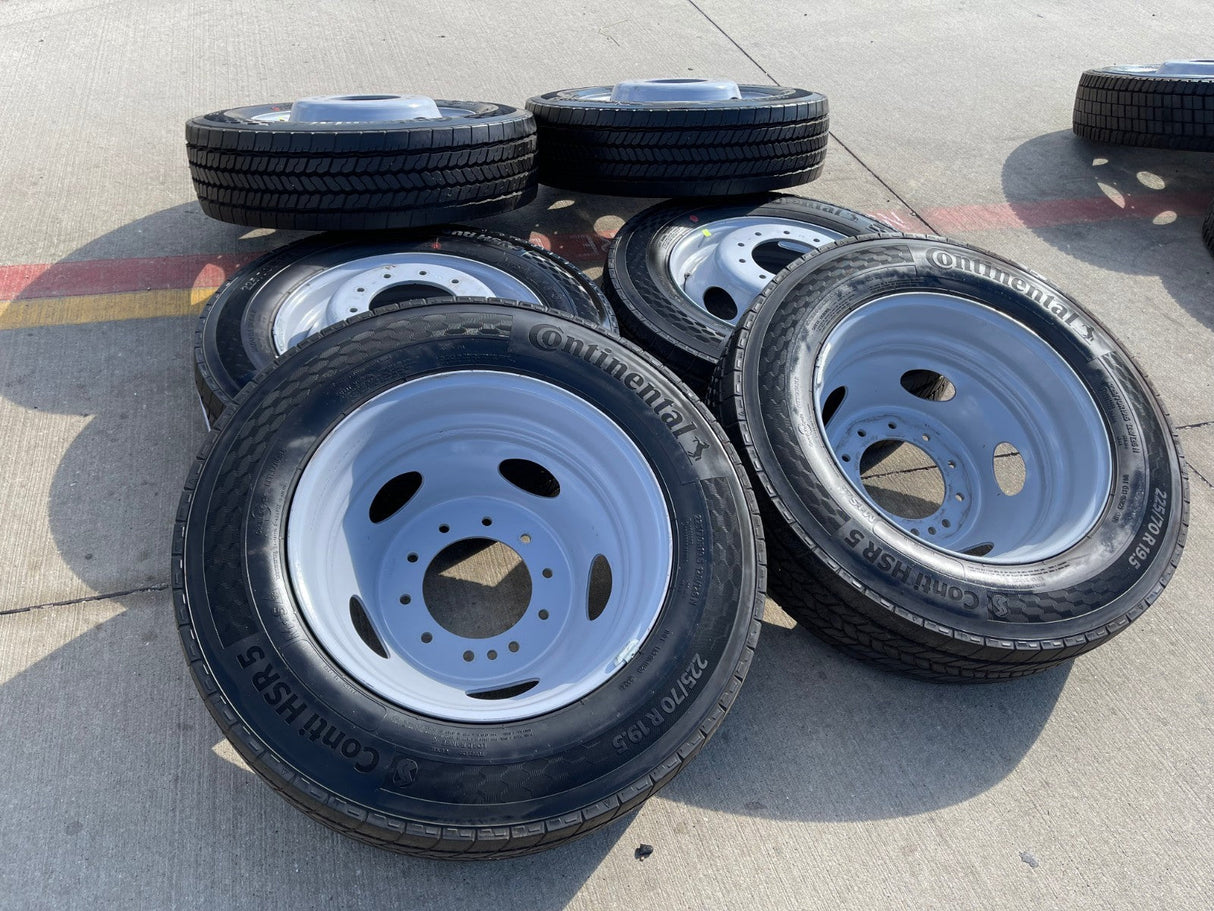 19.5" Ford F-450 Dually F-550 rims wheels RAM 4500 OEM 10x225 2024 2025 2026 NEW Texas Truck Tire