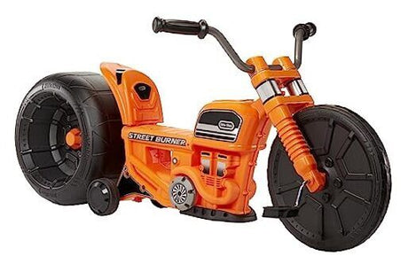 Rev Up Your Ride: Motorcycle-Inspired Street Burner with Adjustable Seat and Durable Design