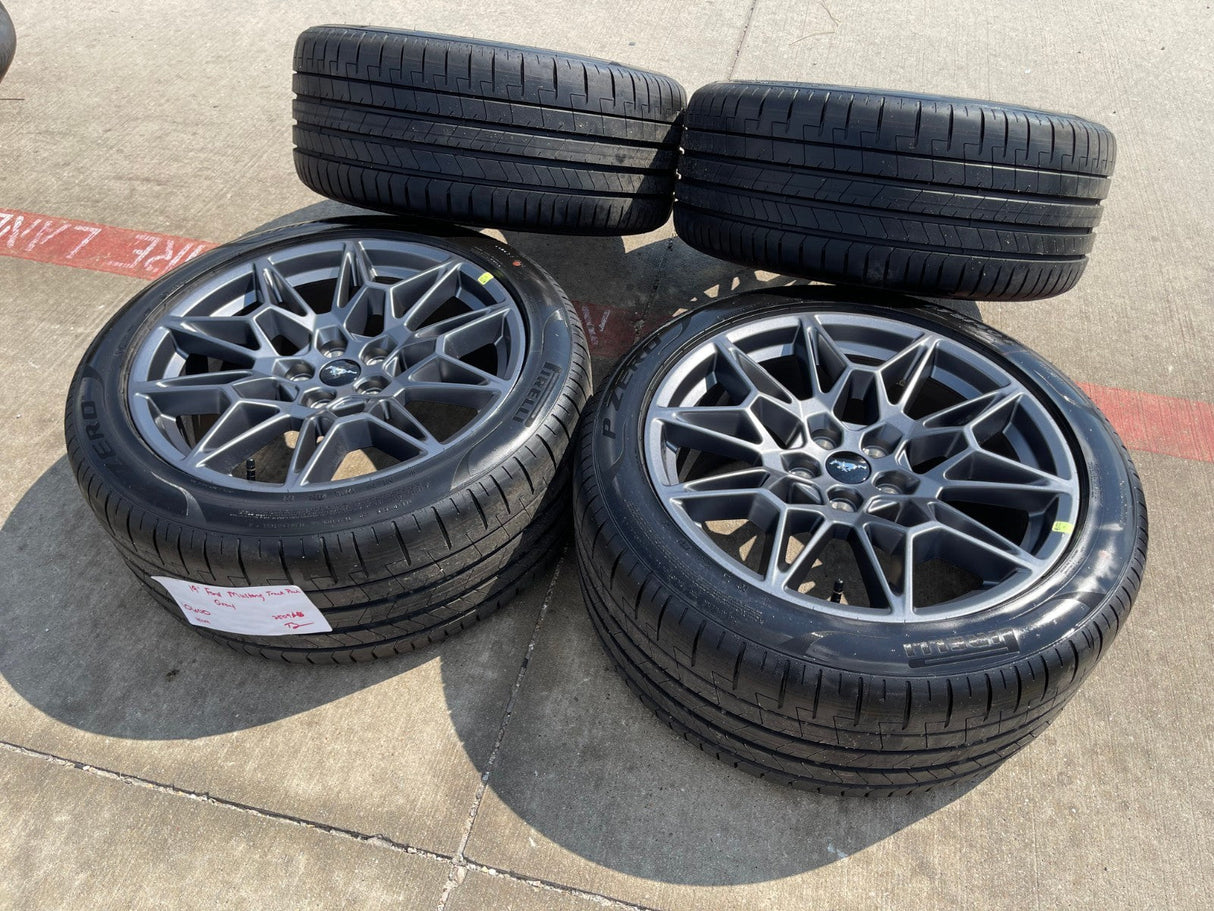 19" Ford Mustang GT Track Pack OEM 10600 10603 wheels rims 2025 2026 2027 NEW Texas Truck Tire