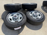 17" Chevy Silverado GMC Sierra 2500 3500 OEM 8095 wheels COOPER H/T3 Texas Truck Tire
