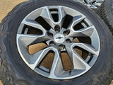 20" Chevy Silverado 1500 Tahoe Suburban OEM 5915 5916 wheels rims DUELER A/T Texas Truck Tire