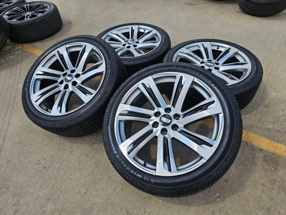 24" Cadillac Escalade V OEM wheels rims 2024 2025 2026 2027 NEW MICHELIN Texas Truck Tire