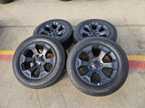 20" Dodge Ram 1500 OEM Laramie Black 2680 wheels rims 2024 2025 2026 MICHELIN Texas Truck Tire