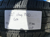 20" Chevy Silverado 1500 Tahoe Suburban OEM 5915 5916 wheel rim tire spare Texas Truck Tire