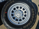 17" Chevy Colorado OEM wheels rims Silverado 8130 Canyon 2025 2026 NEW GOODYEAR Texas Truck Tire