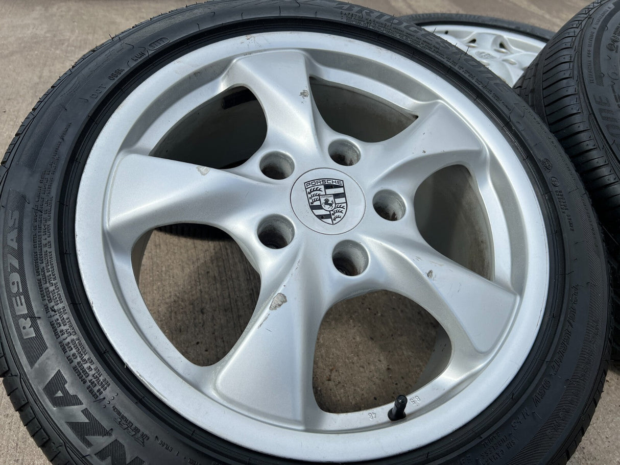 17" Porsche Boxster OEM wheels rims 67258 67259 tires DISCOUNTED Texas Truck Tire