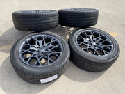 21" Jeep Grand Cherokee L OEM wheels rims 9291 Durango tires CONTINENTAL Texas Truck Tire