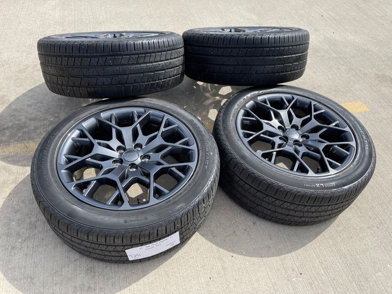 21" Jeep Grand Cherokee L OEM wheels rims 9291 Durango tires CONTINENTAL Texas Truck Tire